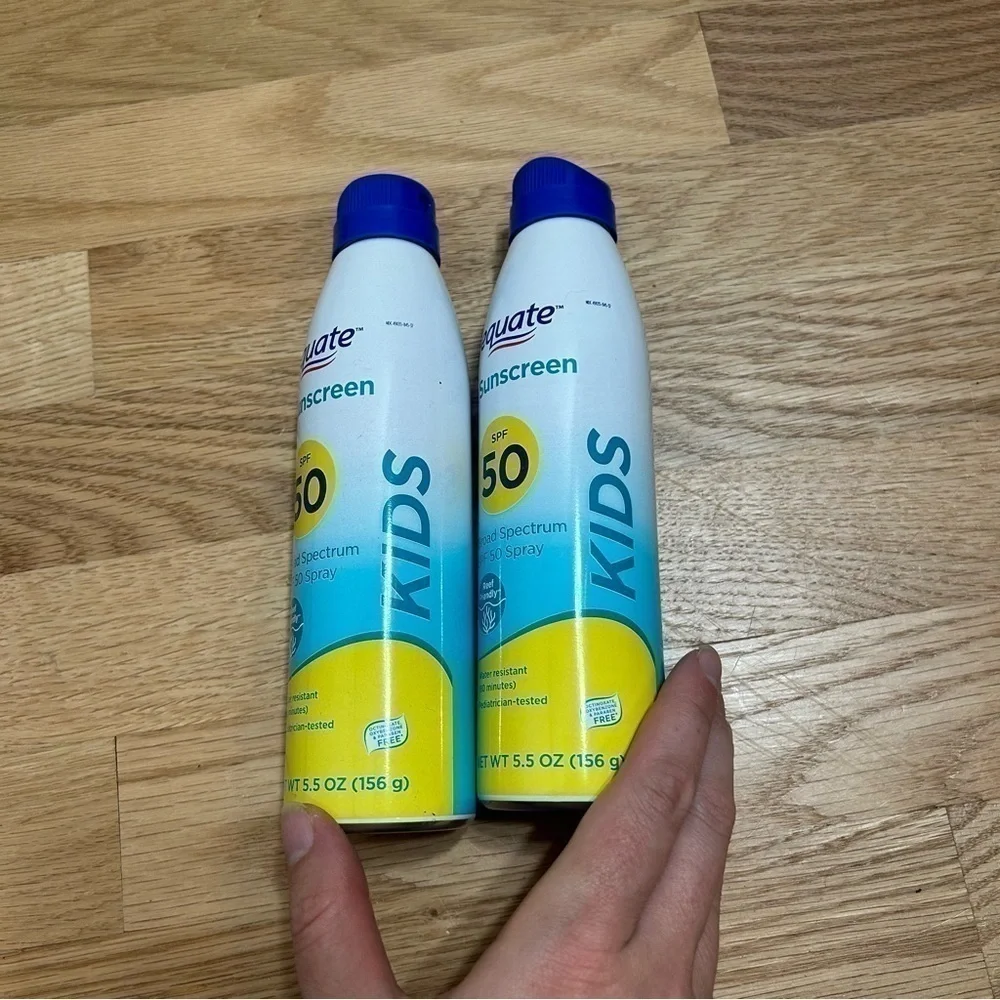 Equate Sunscreen Bundle SPF 50 Kids NEW Water Resistant Reef Friendly